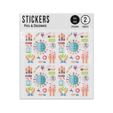 Picture of Charity Concept Set Collection Sticker Sheets Twin Pack