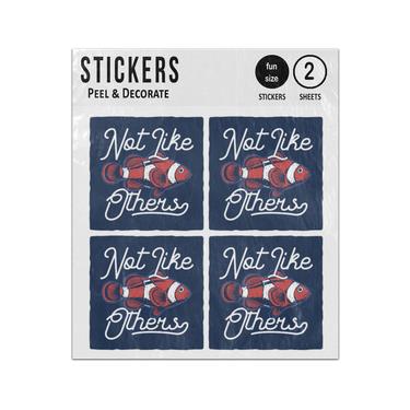 Picture of Clown Fish Not Like Others Sticker Sheets Twin Pack