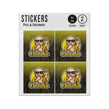 Picture of Cool Buddha Mascot Esport Sticker Sheets Twin Pack