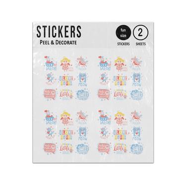 Picture of Cute Girly Messages Dreams Sticker Sheets Twin Pack