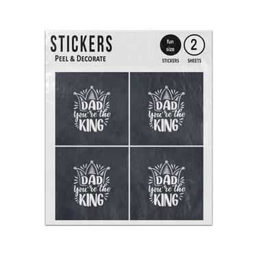 Picture of Dad Your The Kind Typography Sticker Sheets Twin Pack