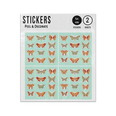 Picture of Decorative Butterflies Collection Sticker Sheets Twin Pack
