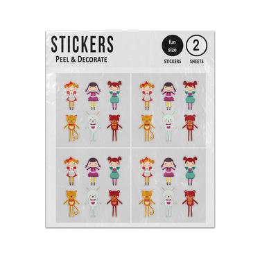 Picture of Doll Collection Sticker Sheets Twin Pack