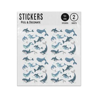 Picture of Dolphins Whales Collection Sticker Sheets Twin Pack