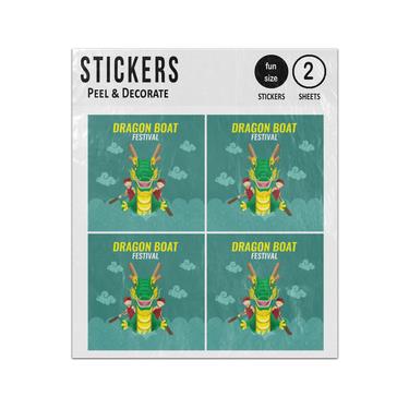 Picture of Dragon Boat Festival Illustration Sticker Sheets Twin Pack