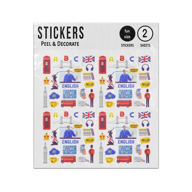 Picture of English Traditions Monuments Heritage Sticker Sheets Twin Pack