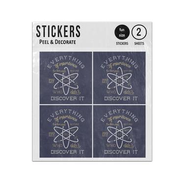 Picture of Everything Of Importance Has Been Said Before Atom Science Sticker Sheets Twin Pack