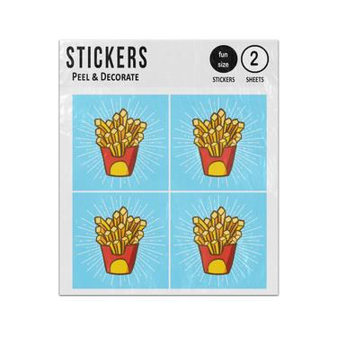 Picture of French Fries Before Guys Sticker Sheets Twin Pack