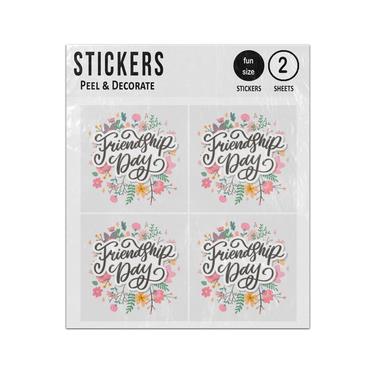 Picture of Friendship Day Beautiful Illustration Sticker Sheets Twin Pack