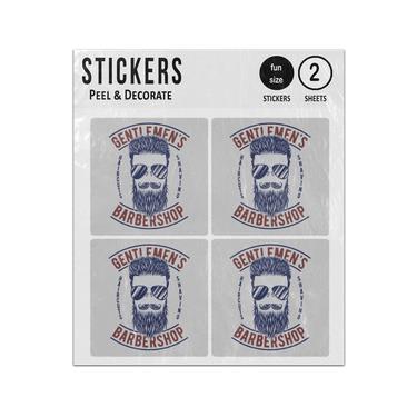 Picture of Gentlemens Barbership Haircuts Shaving Sticker Sheets Twin Pack