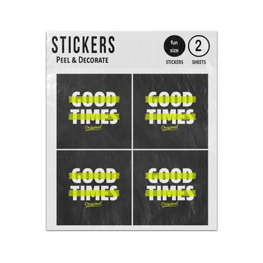 Picture of Good Times Original Sticker Sheets Twin Pack