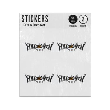 Picture of Halloween Party Lettering Sticker Sheets Twin Pack