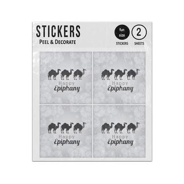 Picture of Happy Epiphany Camels Silhouettes Sticker Sheets Twin Pack