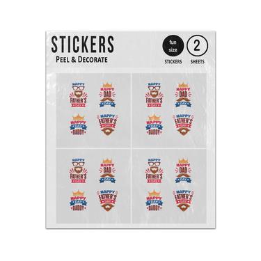 Picture of Happy Fathers Day Dad Quotes Collection Sticker Sheets Twin Pack