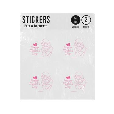 Picture of Happy Mothers Day Mum And Baby Sticker Sheets Twin Pack