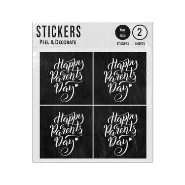 Picture of Happy Parents Day Hand Writing Sticker Sheets Twin Pack