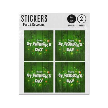 Picture of Happy Saint Patricks Day Irish Elements Sticker Sheets Twin Pack