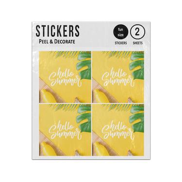 Picture of Summer Hello Hand Writing Sticker Sheets Twin Pack
