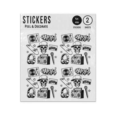 Picture of Hip Hop Culture Objects Set Drawings Sticker Sheets Twin Pack