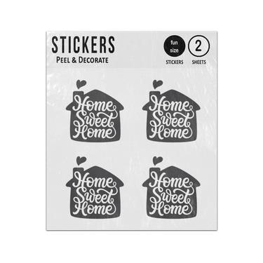 Picture of Home Sweet Home House Silhouette Sticker Sheets Twin Pack