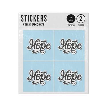 Picture of Hope Hand Writing Sticker Sheets Twin Pack