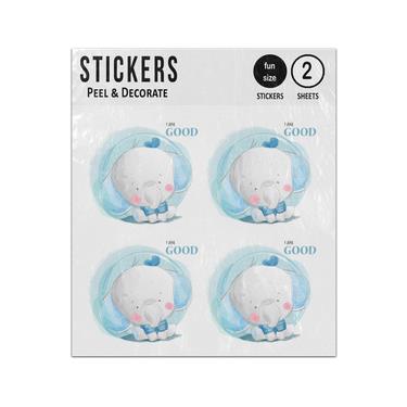 Picture of I Am Good Baby Elephant Sticker Sheets Twin Pack