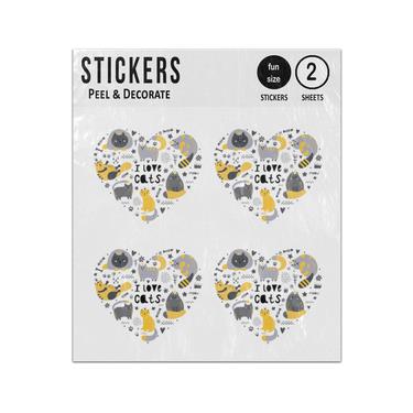 Picture of I Love Cards Collection Inside Heart Sticker Sheets Twin Pack