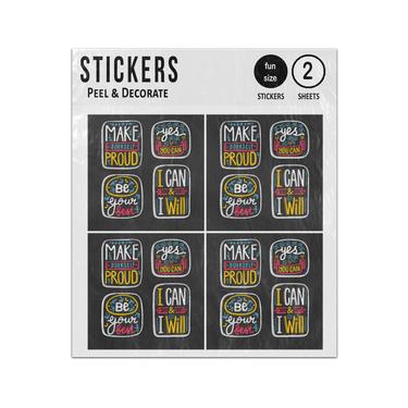 Picture of Inspirational Collection Sayings Sticker Sheets Twin Pack