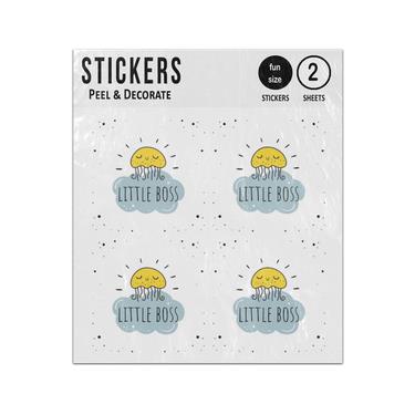 Picture of Little Boss Jelly Fish Doodle Sticker Sheets Twin Pack
