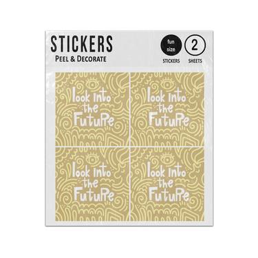 Picture of Look Into Future Quote Sticker Sheets Twin Pack