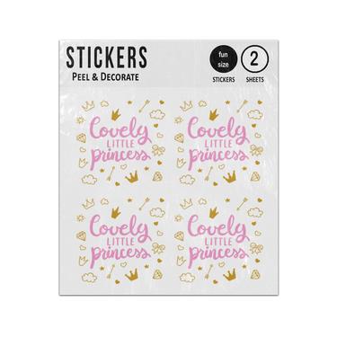 Picture of Lovely Little Princess Crowns Jewels Collection Sticker Sheets Twin Pack