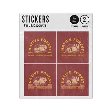 Picture of Native Forest Explore Adventure Discover Sticker Sheets Twin Pack