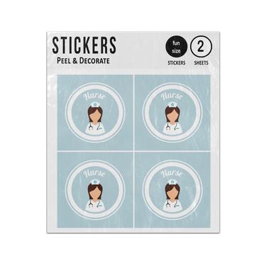 Picture of Nurse Medical Emblem Sticker Sheets Twin Pack