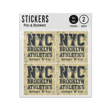 Picture of Nyc Brooklyn Athletics Sport Co Sticker Sheets Twin Pack