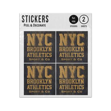 Picture of Nyc Brooklyn Athletics Sport Co Stamp Sticker Sheets Twin Pack