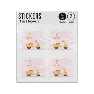 Picture of Off To Summer Scooter Motorbike Sticker Sheets Twin Pack