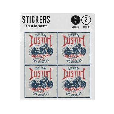 Picture of Original Custom Motorcycles Los Angeles Sticker Sheets Twin Pack