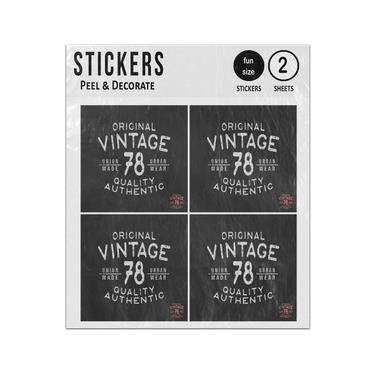 Picture of Original Vintage Union Made Urban Wear Sticker Sheets Twin Pack
