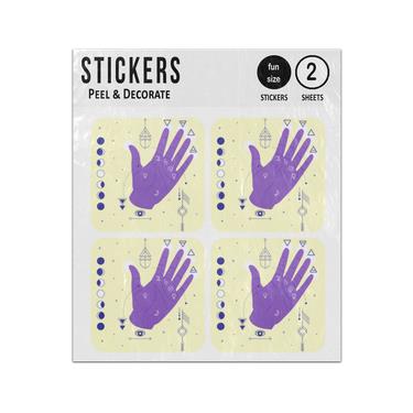 Picture of Palmistry With Hand Predict The Future Sticker Sheets Twin Pack