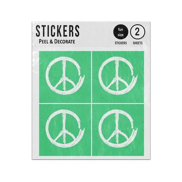 Picture of Peace Sign Sticker Sheets Twin Pack