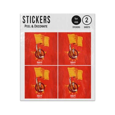 Picture of Poster Revolution Raising Flag Sticker Sheets Twin Pack