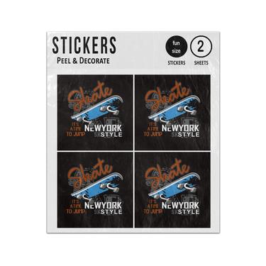 Picture of Skate Its A Time To Jump Newyork Sticker Sheets Twin Pack