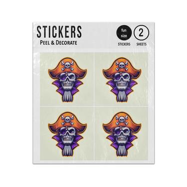 Picture of Skull Pirate Esports Mascot Sticker Sheets Twin Pack