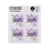 Picture of Springtime Floral Spring Lilac Flowers Sticker Sheets Twin Pack