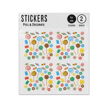 Picture of Sweets Lolllies Candies Sweet Collection Sticker Sheets Twin Pack