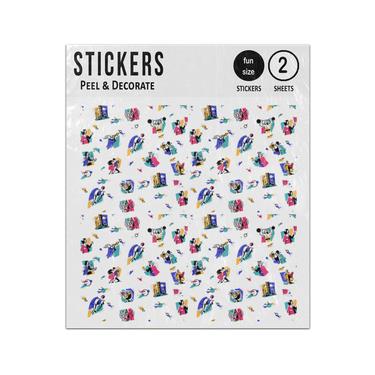 Picture of Themes Of Art Forms Circus Dance Music Collection Sticker Sheets Twin Pack