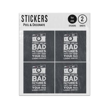 Picture of There Are No Bad Pictures Thats Just Your Face Camera Sticker Sheets Twin Pack