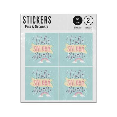 Picture of Todo Saldra Bien Spanish Everything Will Be Fine Sticker Sheets Twin Pack