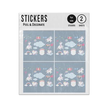 Picture of Unicorn Element With Unicorn Sleep Sticker Sheets Twin Pack
