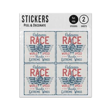 Picture of Vintage Endurance Race Extreme Propeller Wings Sticker Sheets Twin Pack